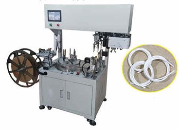 如何操作自动切管绕线扎把机