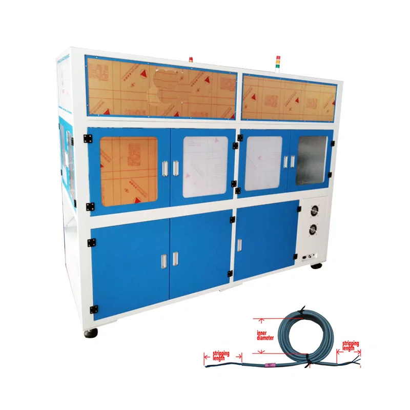 全自动电源线剪条剥线捆扎机WPM-CRT-03M， 电缆剪条缠绕捆扎机， 自动剪条捆扎机， 电源线捆扎机