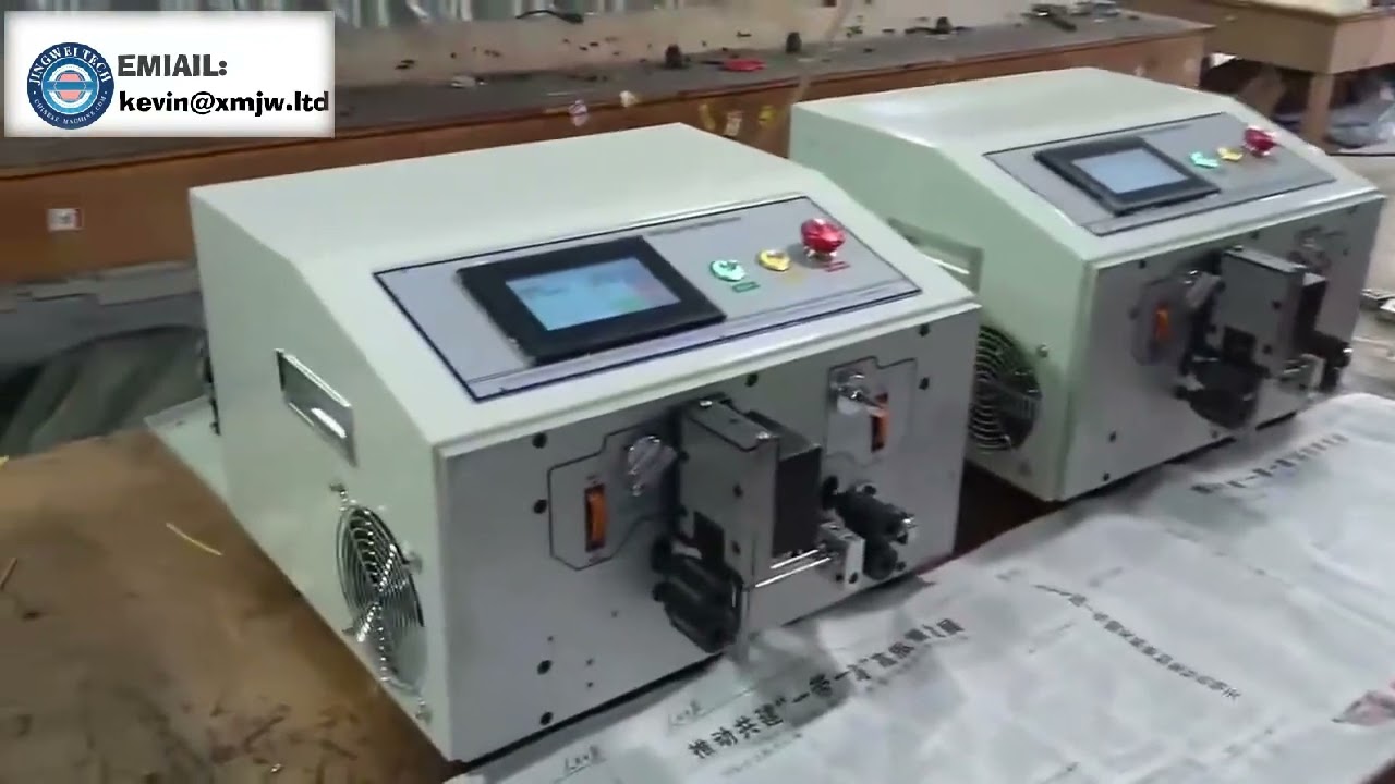 Two-Core Sheath Flat Wire Stripping Machine | 2-12 Pin Ribbon Cable Stripper with LCD English Display