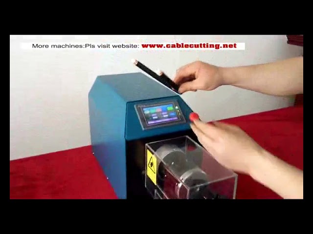 Programmable Coaxial Cable Stripping Machine