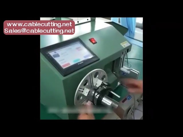 Automatic 5 3018 4540 80mm Wire Coil Winding Machine Electric Digital All in 1 Touch Screen Cable Bi