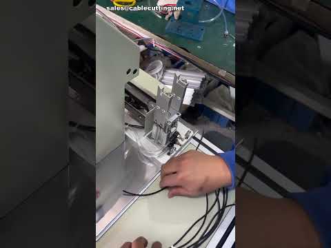 电线折叠贴标机 | 旗帜标签贴标机 攻克生产难题 #工厂 #机器 #DIY