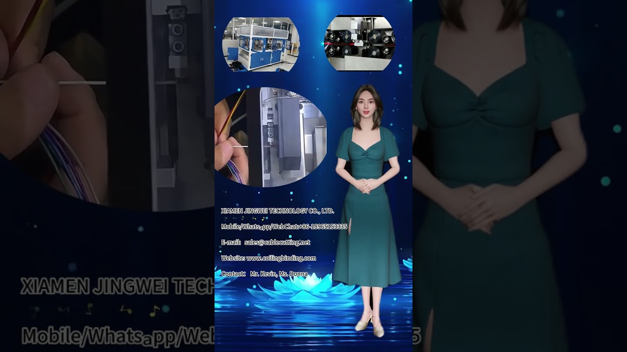 Semi-auto  Servo Wire Ring Terminal Strip Crimper Tool Cable Lug Terminal Stripping Crimping machine