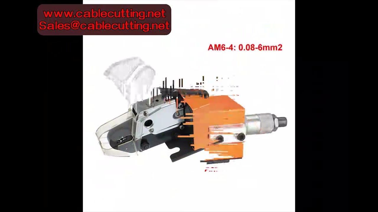 AM6 气动压接机 | 0.08-6 mm² 方形端子柔性连接高效压接