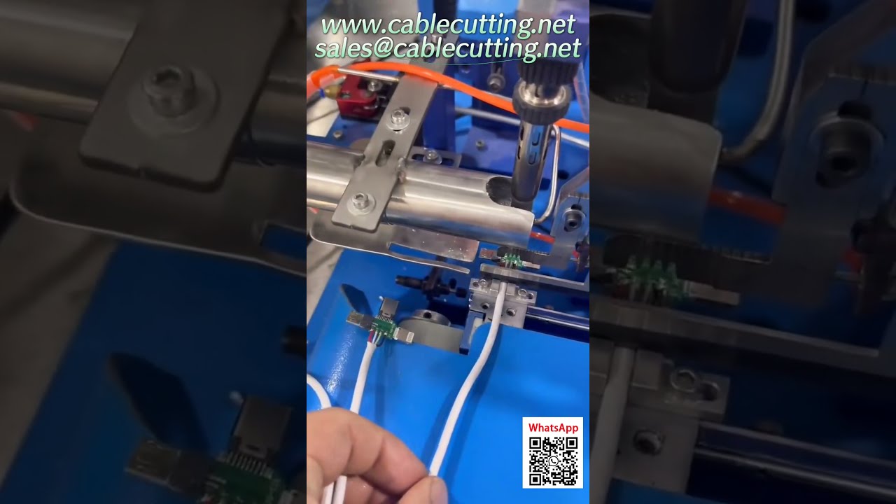 Automatic Wire Cutting and Stripping Machine with Coiling and Packaging System