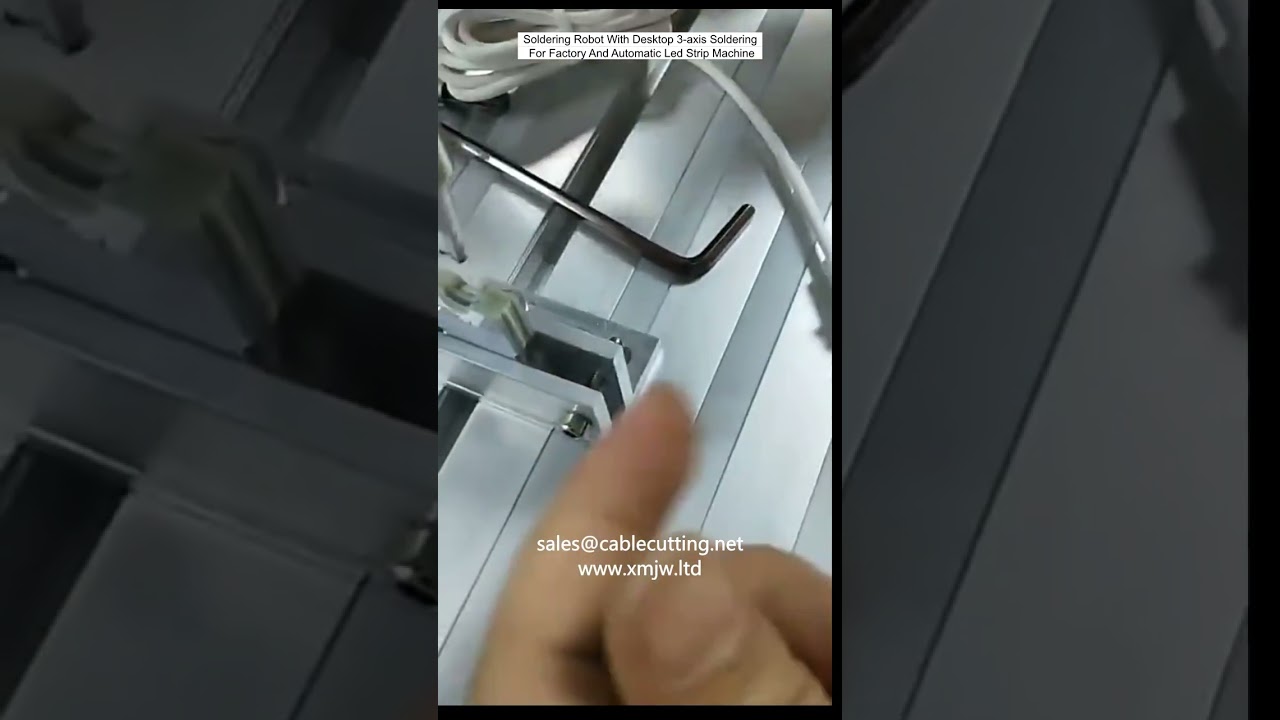 桌面三轴自动焊锡机器人 | 工厂级LED灯带焊锡机