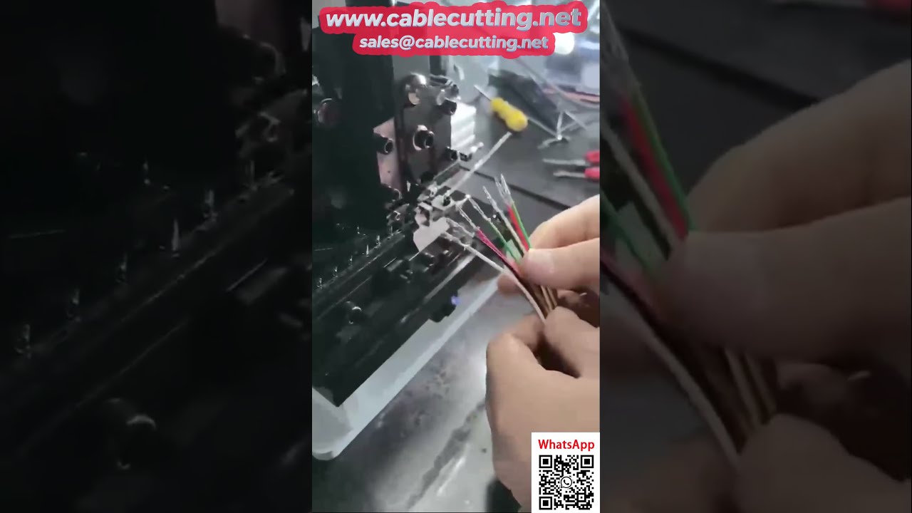 半自动剥线压接一体机 | 带吨位监测的电缆加工设备
