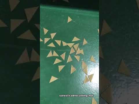 多功能超声波织带切割机 | 三角形状自动裁切设备