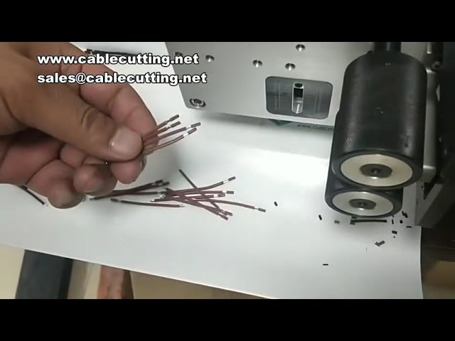 Braided wire hot stripping and cutting machine, USB data wire cutting and peeling machine, cloth wir
