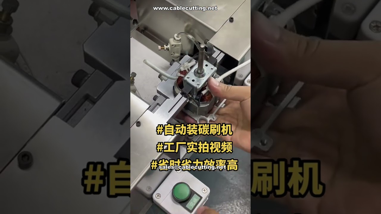 高效全自动碳刷组装机 # 工厂直供演示