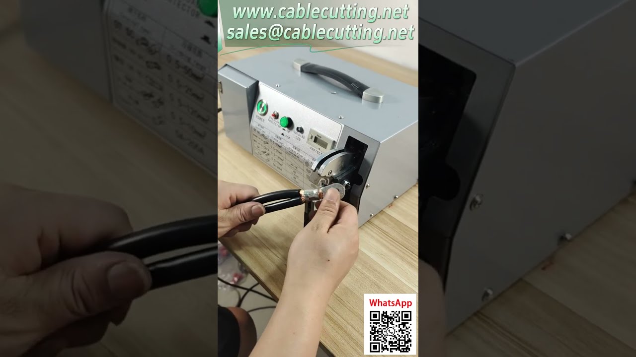【EM 50B2電動壓線鉗】RN端子60平方毫米壓接實測｜純電動最大70平方｜工廠實拍