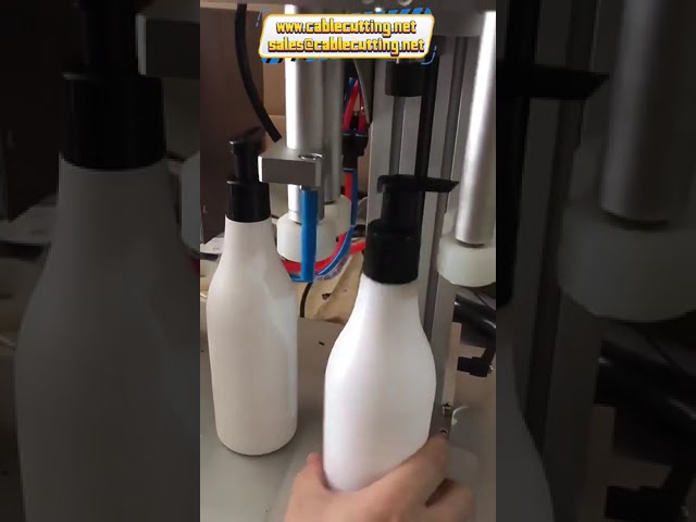 Tabletop Spray Pet Bottle Screwing Capping Machine for Screw Plastic Bottles