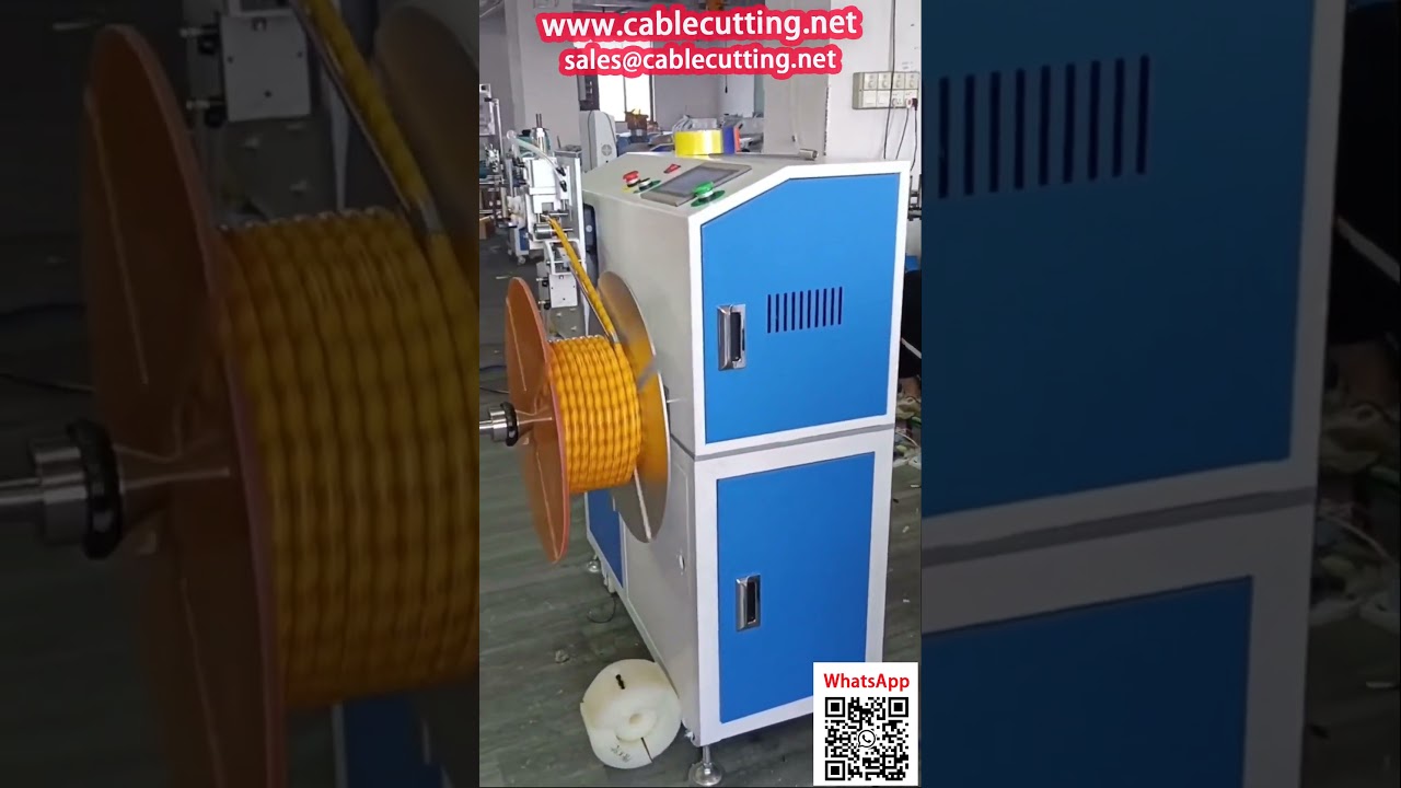 高压软管及管道自动盘卷机，带米数计数器