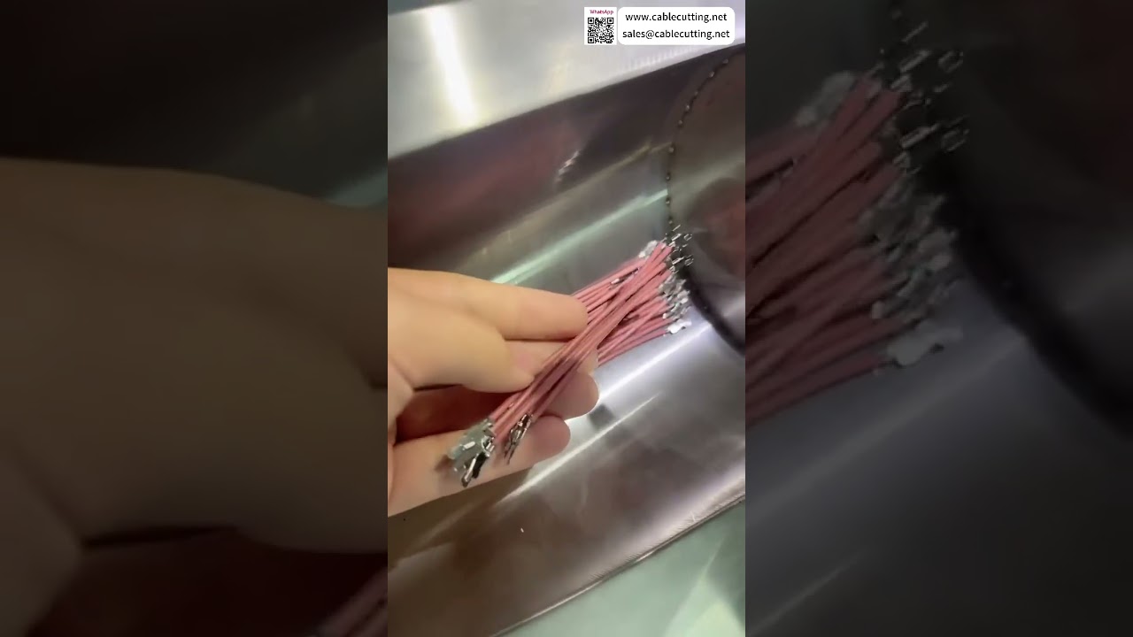 反向送线端子压接硅胶线定制化作业测试输出系统