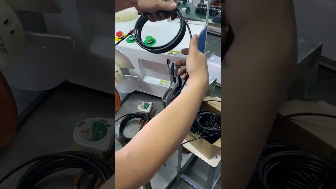 Automatic Meter Counting, Sorting, Cutting, Winding & Tying Machine with HeadTail Retention #machine