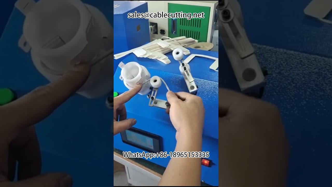 高速绕线机 | 苹果数据线纸卡绕线 | 工厂自动化包装设备