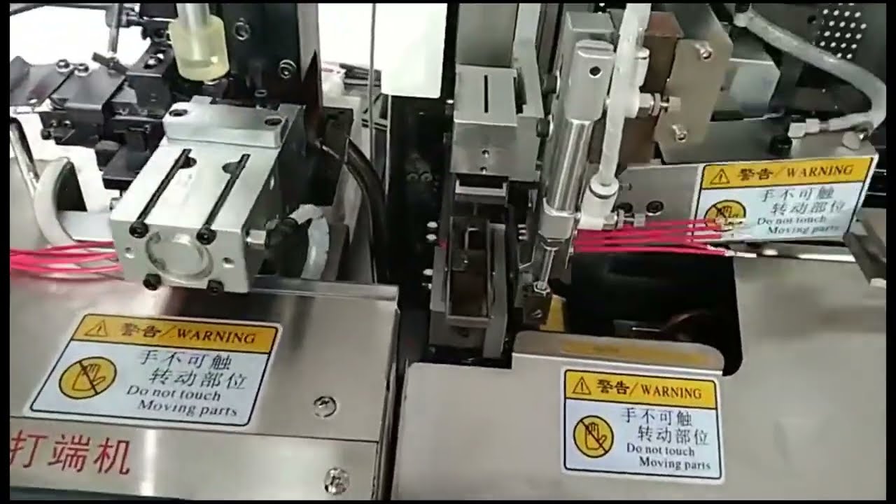 全自动双端沾锡压接一体机 | 高效线束加工设备
