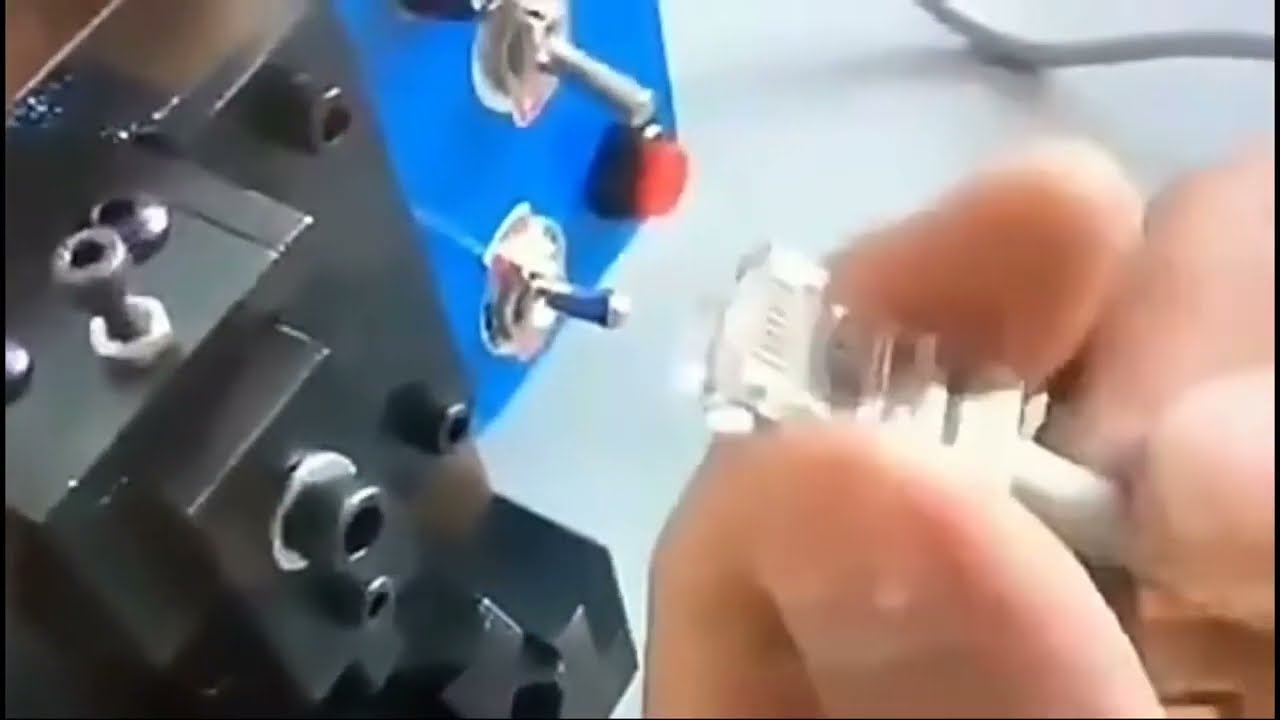 RJ45网线组装机 光纤接头机 电话线网络线制作机 压接设备