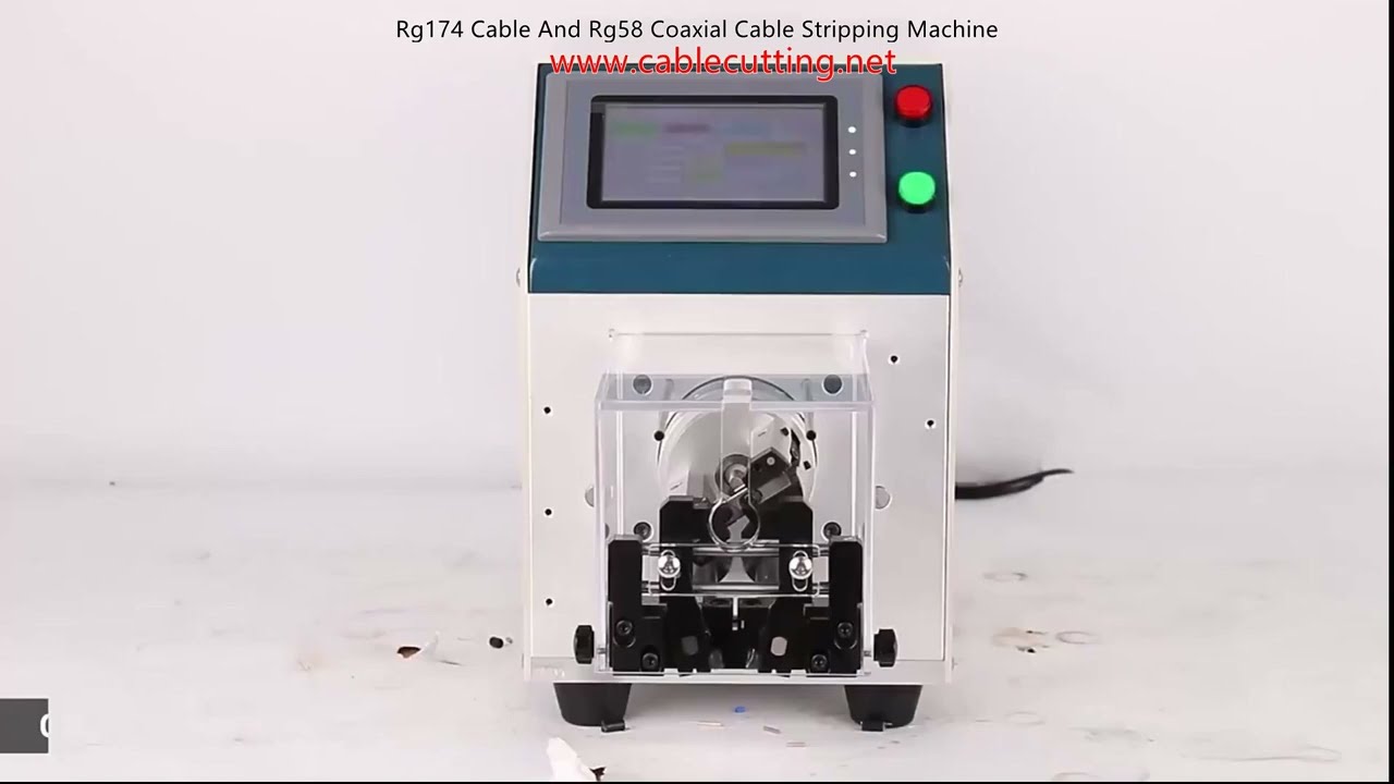 RG174与RG58同轴电缆剥线机 | 高效自动化线缆加工设备