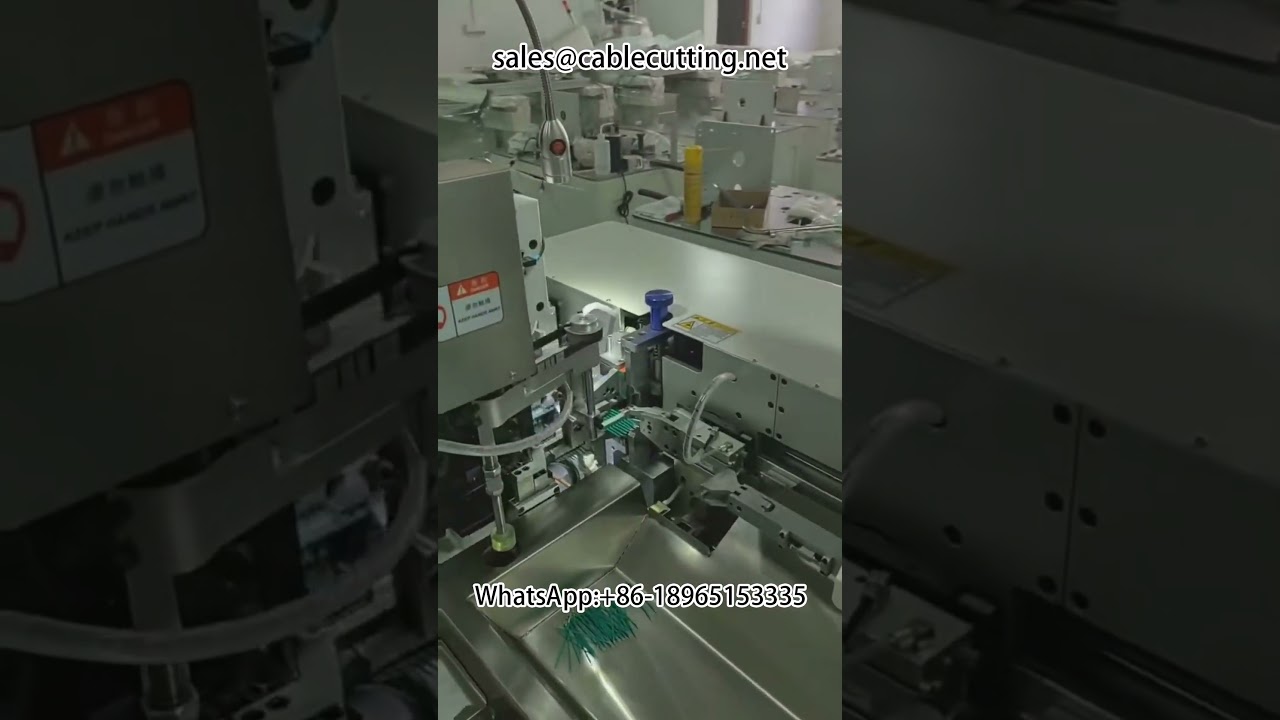 全自动双头沾锡机 #多功能型 可后端打端子哈