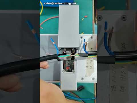 超声波线束焊接机：3x 2.5mm² + 1x镀锡铜线完美焊接效果 #工厂设备