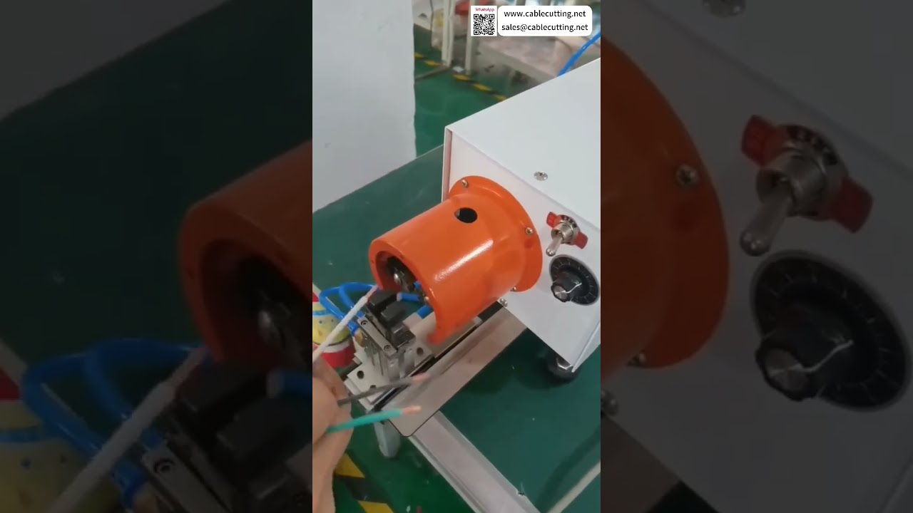电线剥皮扭线一体机，精准切割工厂操作演示