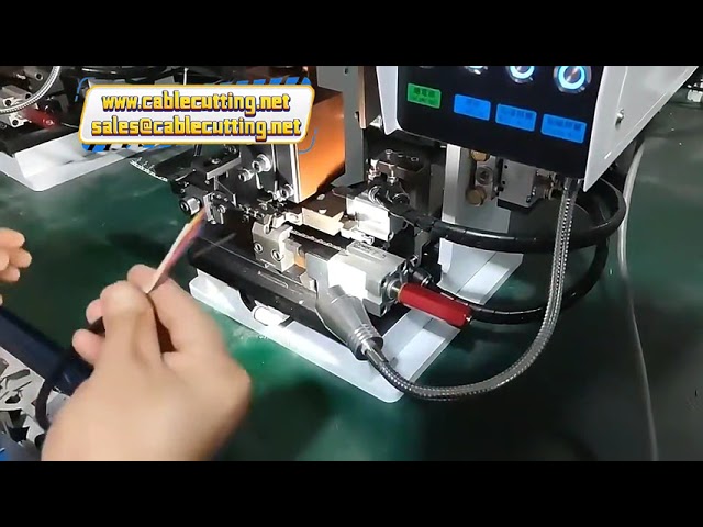 静音端子机 单线多芯线剥线打端一体机 高效自动化线束加工设备