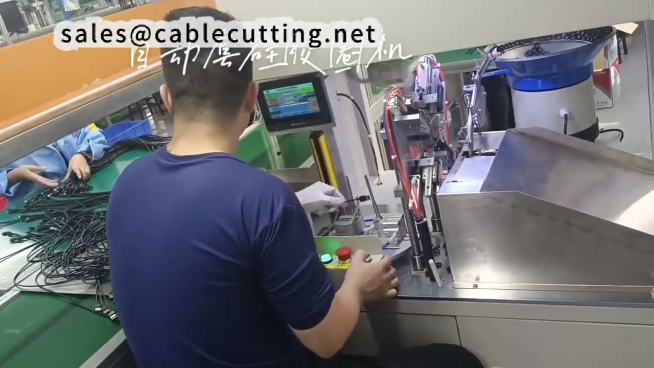 高速自动硅胶圈插入机演示 | 提升线束加工效率