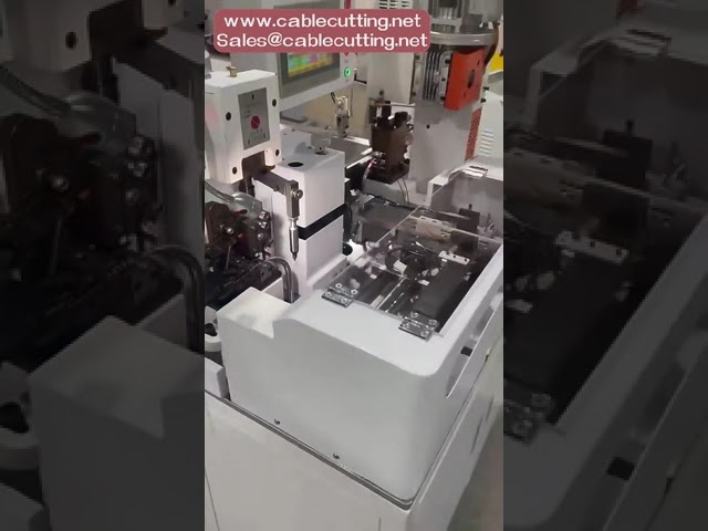 全自动五线剥线压接机 | 高效线束加工设备