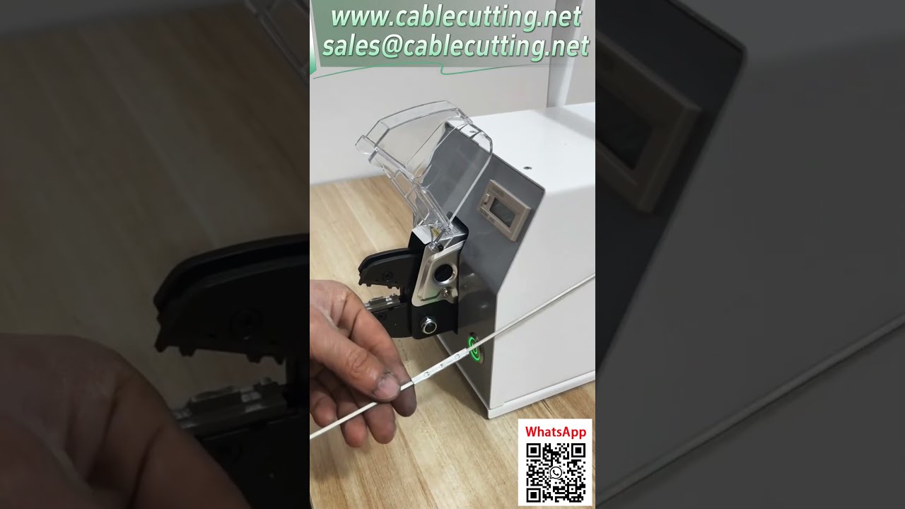 【20EC電動壓接機】客製模具壓接鐵線圈扣，適用多種端子接頭