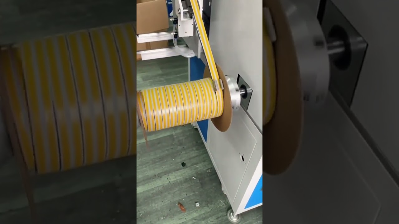高效橡胶条计量与卷取设备 | 自动化生产线必备