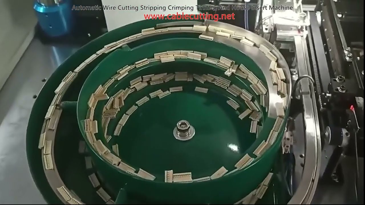 全自动电线裁切剥皮压接镀锡插壳一体机