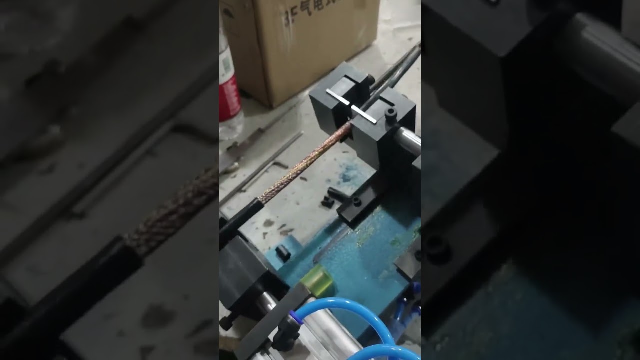 7mm线径外皮剥离机｜25cm长度高效剥线 #工厂 #自动化设备