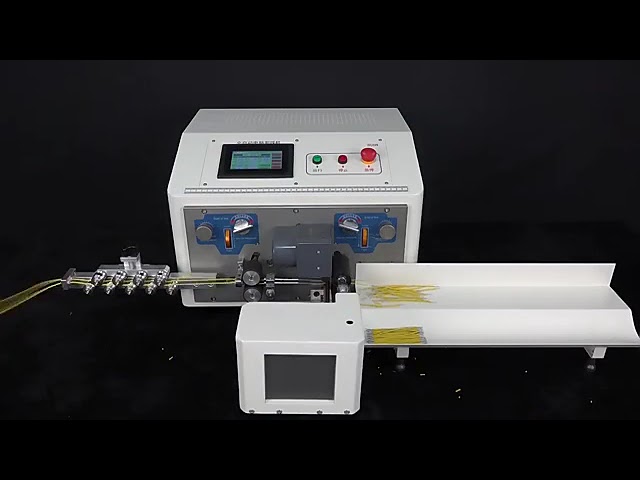 新款806N双线自动剥线扭线机 | 0.1-6mm²电缆触屏操作，高效线束加工设备