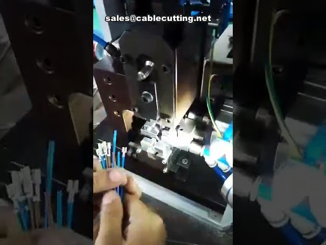 全自动剥线压接机 | 电线裁剪剥皮端子压接一体机