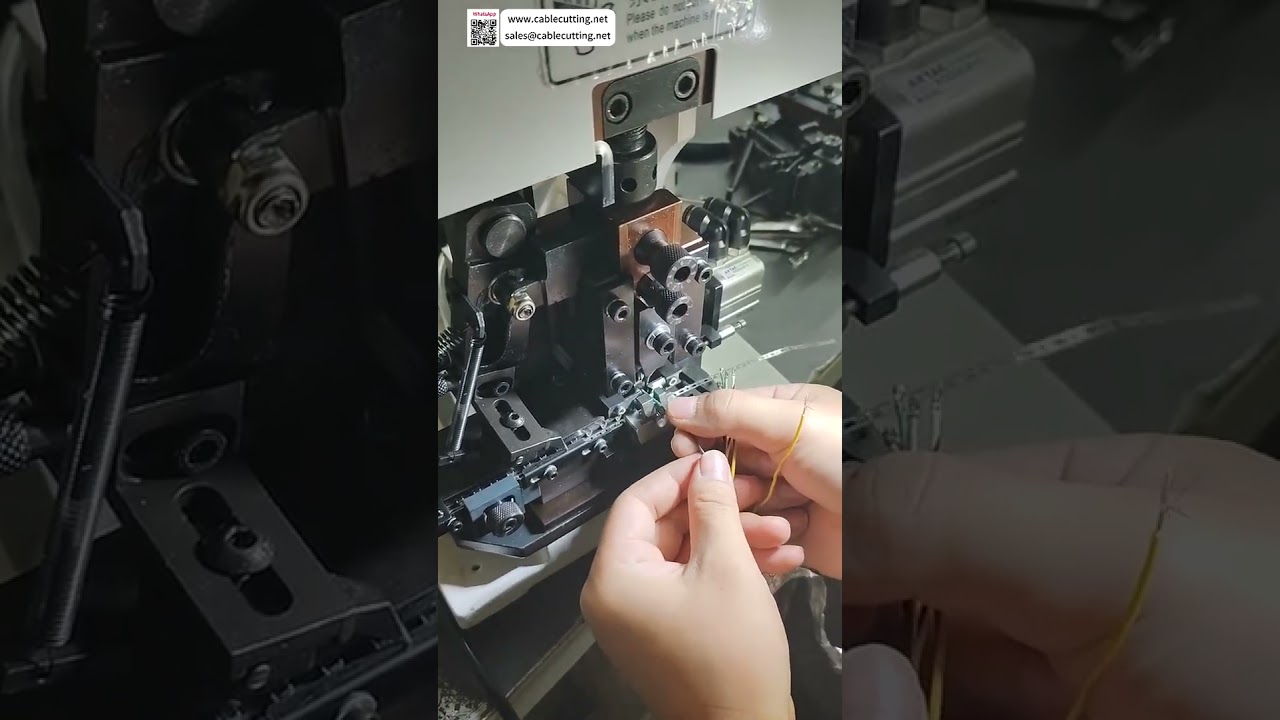 单线剥线压接一体机 精准调校适配2.5mm端子线束工具