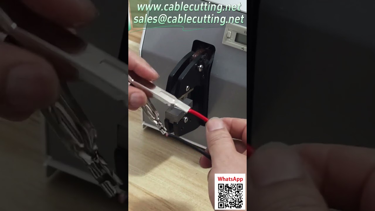電動端子壓接機實測：快速壓接鱷魚夾，效率翻倍！ #五金工具 #端子機 #自動化設備