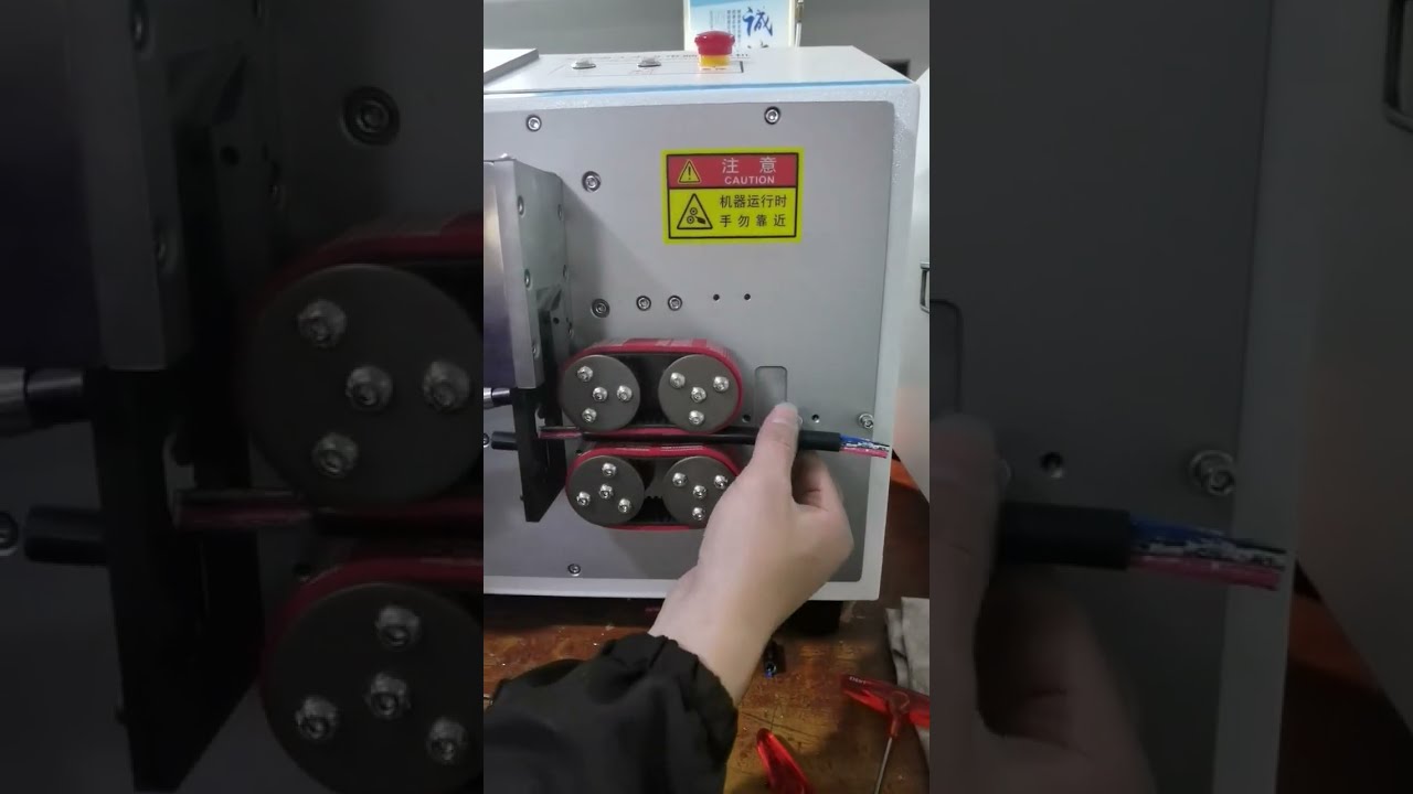 大型方形电脑线剥线机 | 11mm线径切割剥皮一体机，支持12mm以内线缆