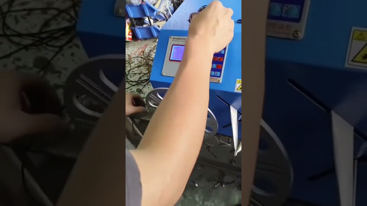 数据线硅胶圈快速绕线扩圈机 | 高效自动化包装设备