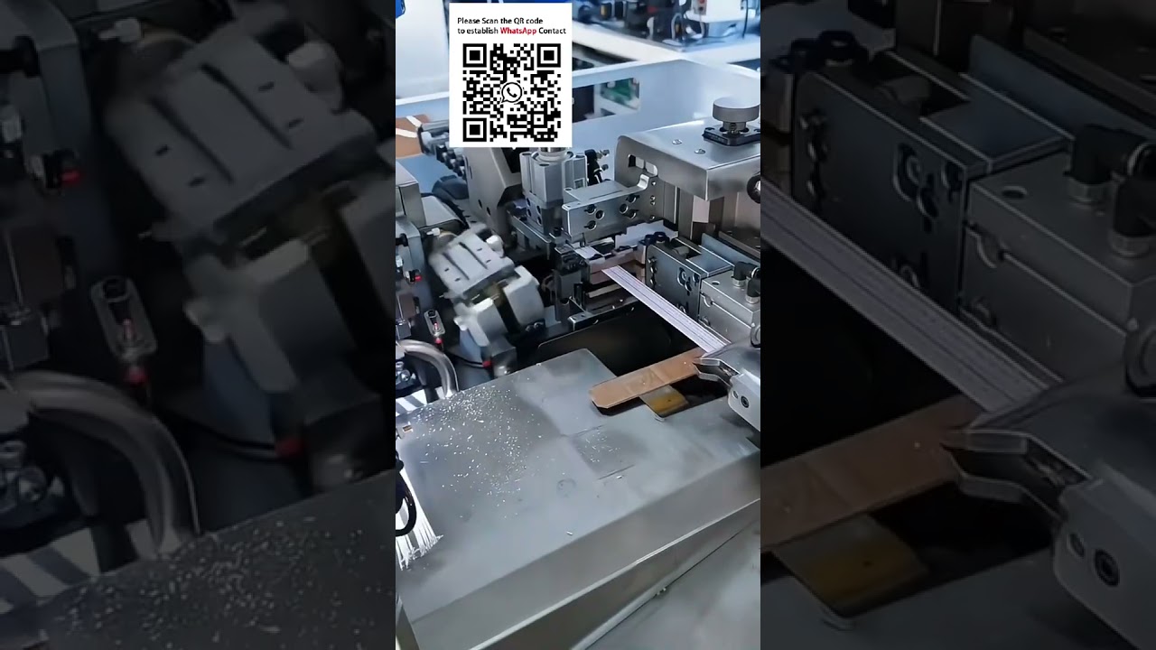 8线并联双端排线压接机 #智能制造 #线束加工