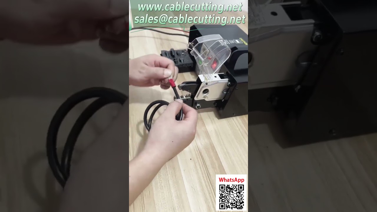 電動端子壓接機實操演示：高效壓接RV8 4端子