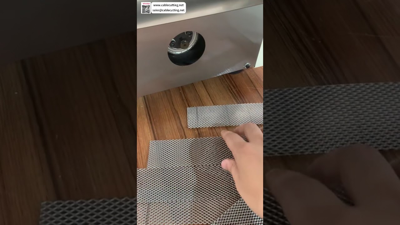不锈钢网精密平滑切片机 | 高效金属网切割制造工具
