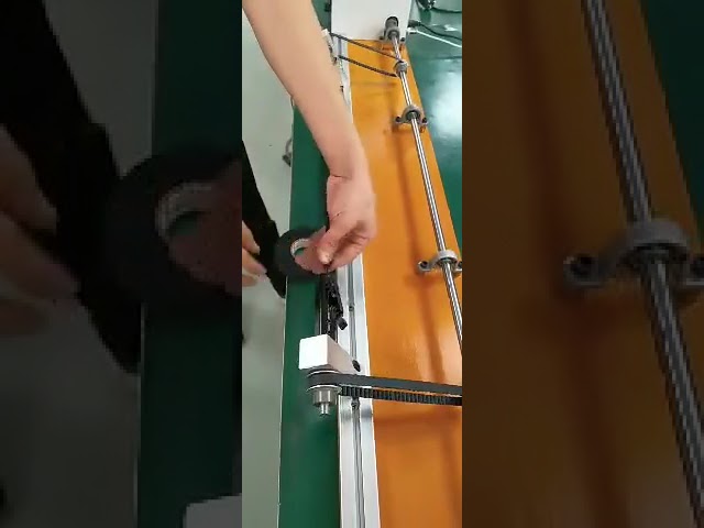 半自动全缠绕胶带绕线机 | 工业电线包装机 #工厂 #机器