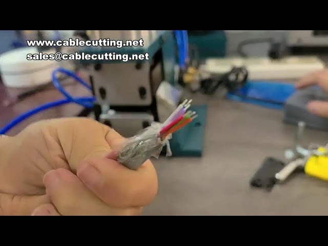 3F pneumatic stripping machine, small vertical horizontal stripping machine, large cable sheathing t