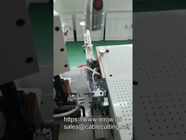 全自动Micro USB数据线端子压接机，高效精准线束加工