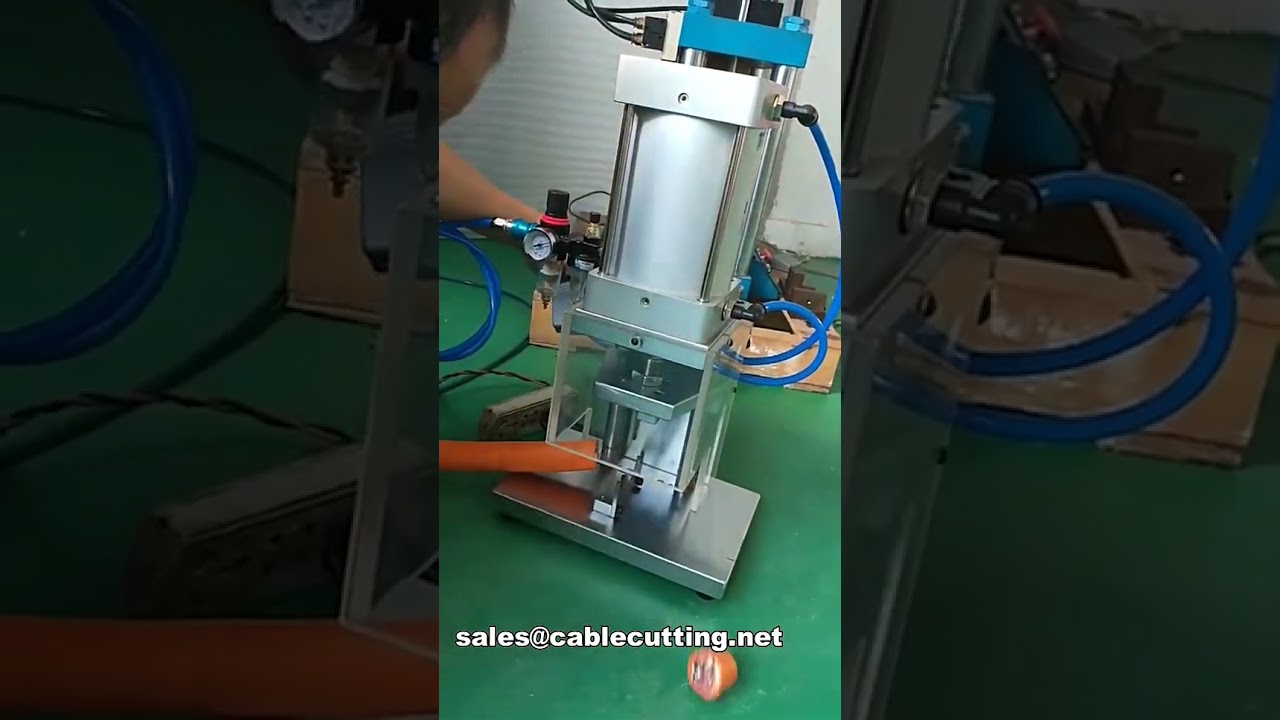 大型方形气动电缆切割机 WPM-5-150mm | 高效线缆加工设备