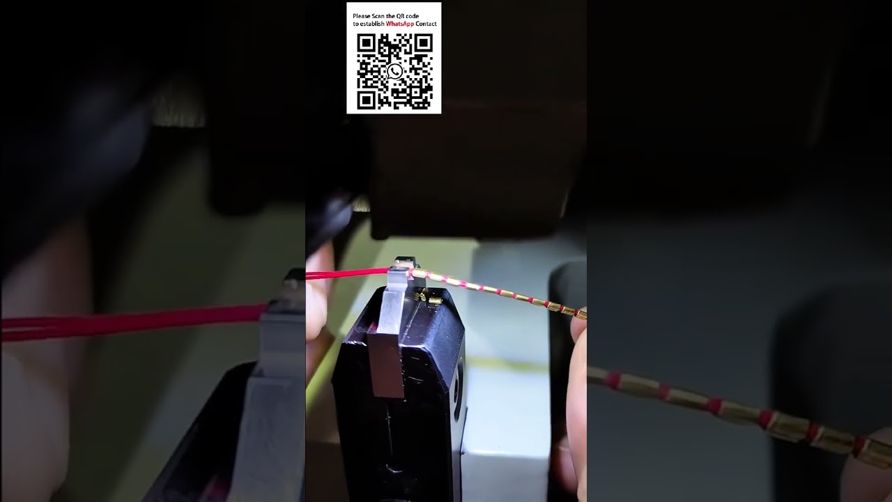 新款静音铜带压接机，配备精密电机送料 #智能制造