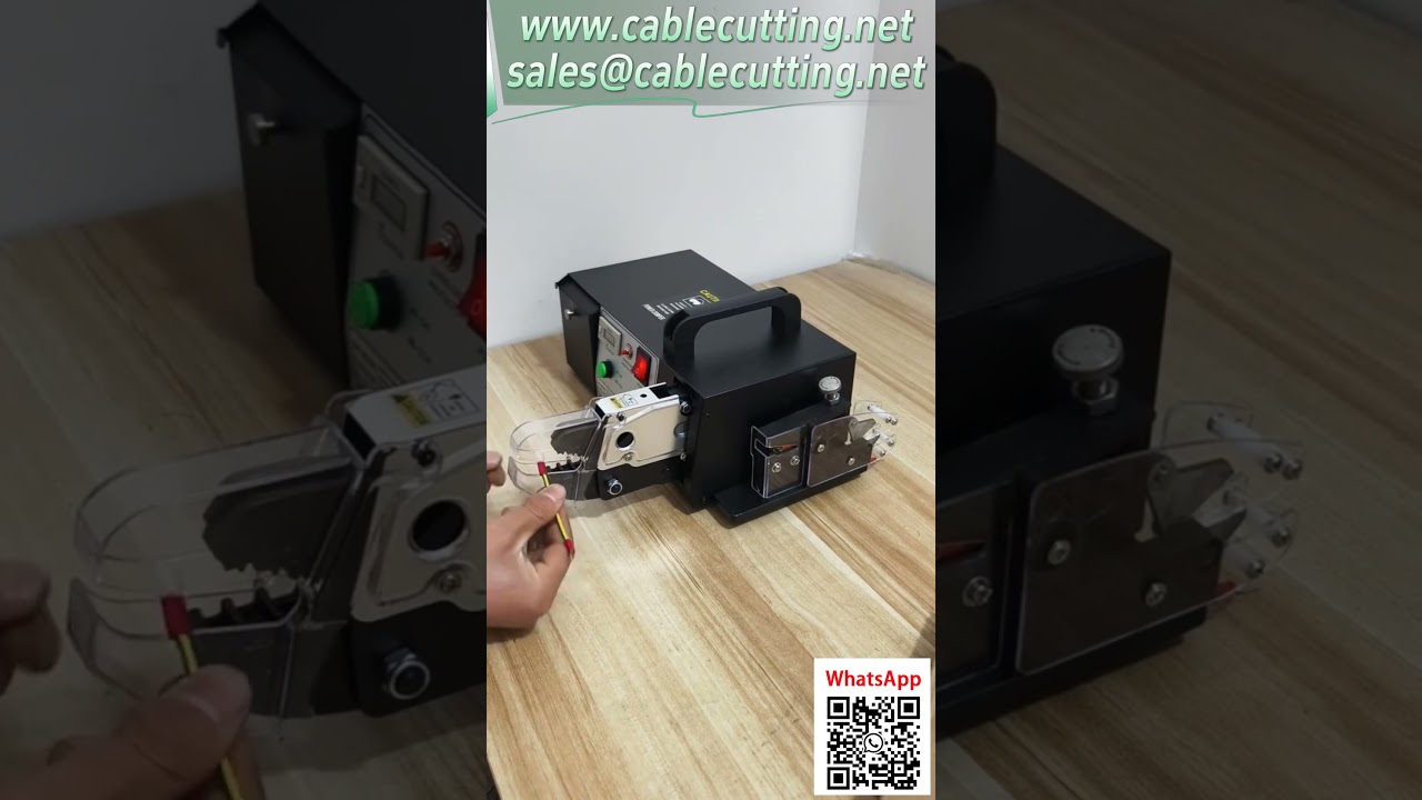 全自動電動端子壓接機 | 集壓接、剪切、剝線於一體的高效線束加工設備