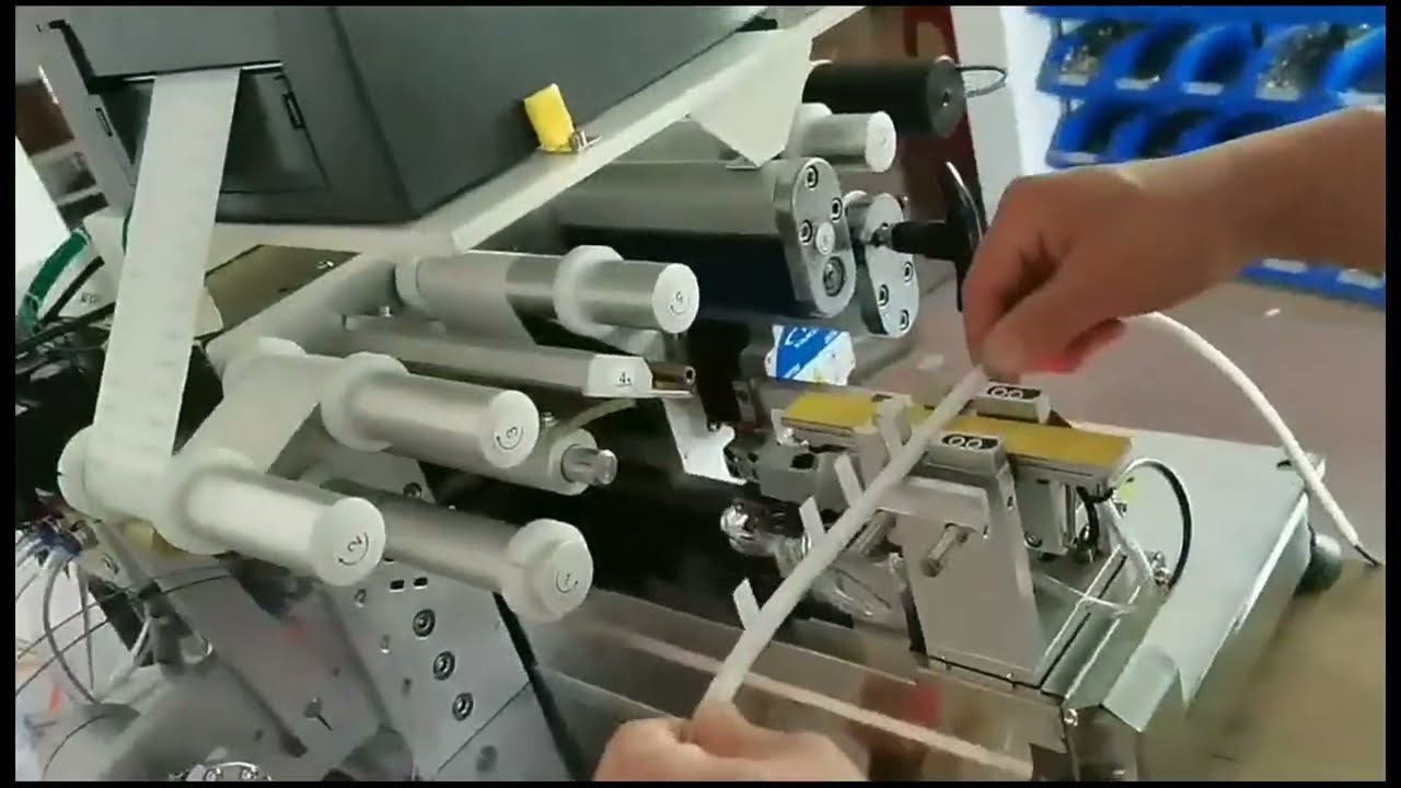 高精度电线电缆标签折叠机 | 自动校正贴标系统