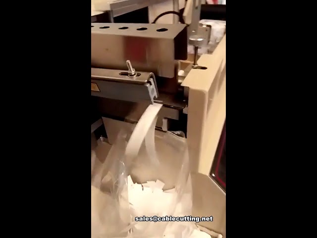全自动高速洗标切割机 | 标签裁剪设备，工业包装自动化